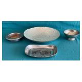 3 pewter bowls