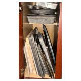 Baking pans, cookie sheets, muffin tins, etc.
