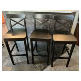 3 bar stools