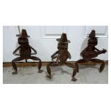 Frog lawn art, up to 13" T.