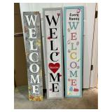 Holiday WELCOME signs