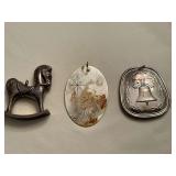 Sterling silver ornaments