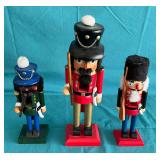 Trio of nutcrackers