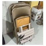 4 Samsonite folding chairs