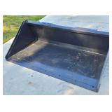 Wolverine skid steer 68" wide track duty bucket