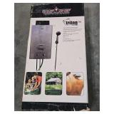 Triton 10L portable propane powered hot water heater
