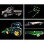 New Bloomfield, MO Farm & Ranch Auction: JD Tractor & Loader, Cat C7 Dump Truck, 20' Tag Trailer, Hay Spear & Big Bale Feeders