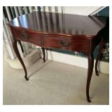 Two-drawer vintage side table