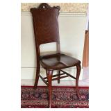 Antique straight chair