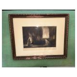 "The Presence" vintage print, some water damage