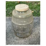 Vintage DuraGlas jar with lid