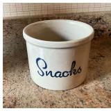 USA Snacks crock, marked C3
