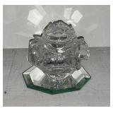 Waterford rose trinket box with mirror