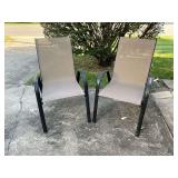 Pair of patio chairs