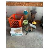 Bird feeders, etc.