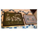 Needlepoint framed picture