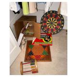 The Original Star Checkers board, dart board
