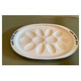 Pfaltzgraff egg plate, 12 1/2" L, No. 780