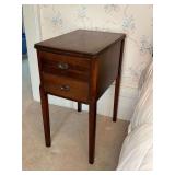Two-drawer bedside table