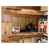 SkilSaw, Black & Decker drill, Black & Decker sander, Keen Kutter propane torch