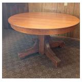 Kitchen table, oak, 48" W x 29" T
