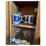Coke glasses, Morton Salt coffee cups