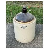 No. 3 crock jug, with cracks