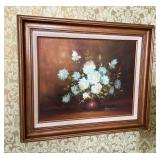 Floral oil painting by Robert Cox