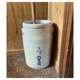 Buckeye butter churn, paddle, no lid.