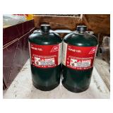 Pair of 16 oz. propane bottle, full