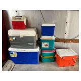 Assortment of coolers