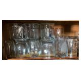 Glasses, shot glasses, water glasses