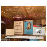 Cuisinart 4-slice toaster, West Bend coffeemaker, Electric ice cream freezer