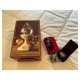 Lenox winter greetings bird bath snow globe