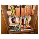 Assortment of cookbooks, Southern Sideboards