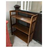 Folding book case