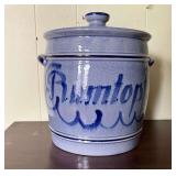 Rumtop pottery jar marked M R 3045/S