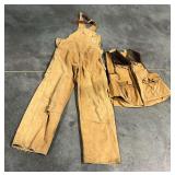 Carhart bibs size M and vest