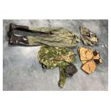LaCrosse waders size M, hunting vests, etc.