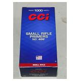 1000 CCI small rifle primers No. 400