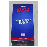 1000 CCI small rifle primers No. 400