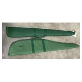 Pair of Gunmate gun cases, up to 51' L, lined, like new condition