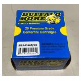 Ammunition Buffalo Bore, 38 Special, 125 grain low velocity JHP, 20 rounds
