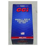 1000 CCI small rifle primers No. 400