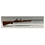 Ruger M77 rifle, .220 Swift caliber, 24' barrel, scope rings