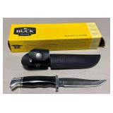 Buck Pathfinder sheath knife 0105BKS-B, leather sheath