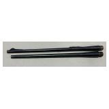 Pair of Remington rifle barrels, 19' L 30-06 caliber with partial sights & 18' L .243 caliber