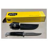 Buck Woodsman knife, 0102BKS-B with leather sheath
