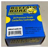 Buffalo Bore 38 Special ammunition, 150 grain hard cast wad cutter