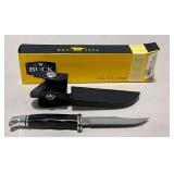 Buck Woodsman knife, 0102BKS-B with leather sheath